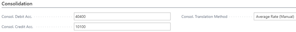 D365 Business Central - Consolidating Financial Data 2