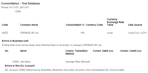 London based Business Central Support - Consolidating Financial Data 3