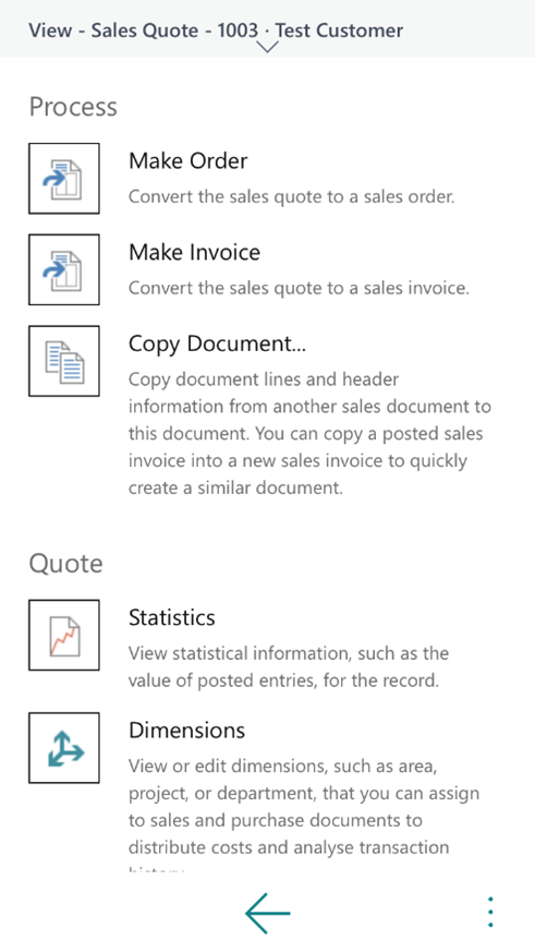 D365 Business Central Mobile App - 8